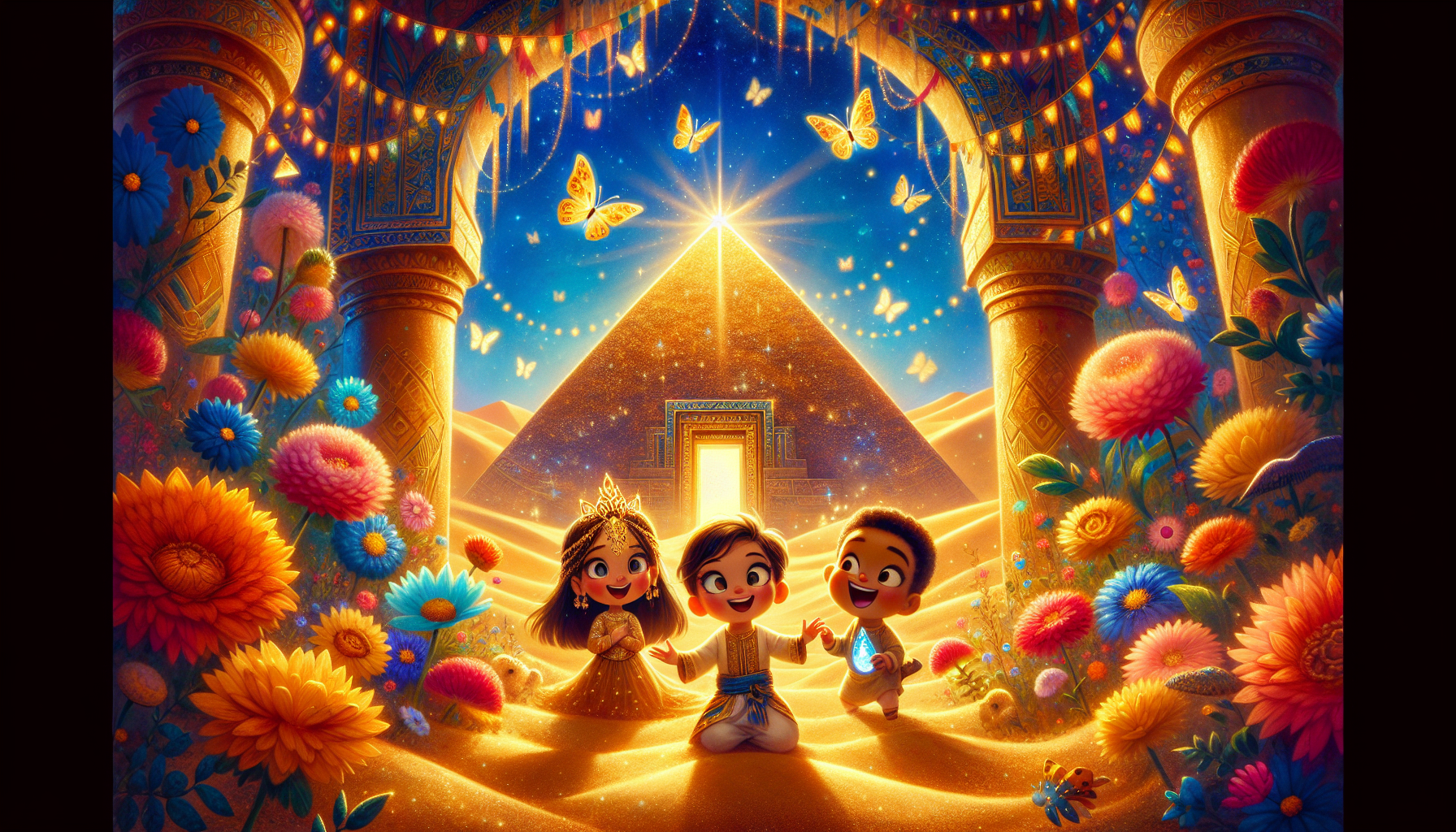 The Secret of the Shimmering Pyramid